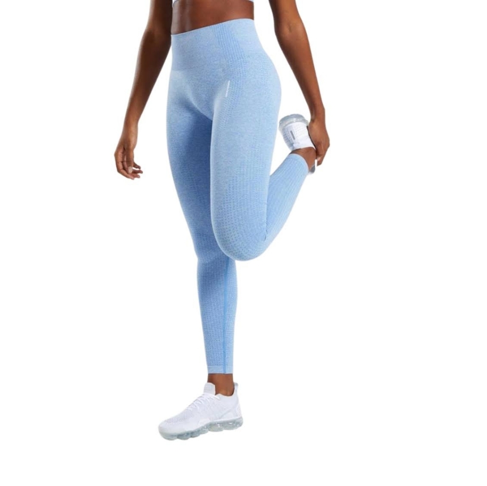 Gymshark vital seamless 2.0 leggings light blue size M